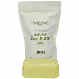 Shea Butter - Nature's Perfect Organics 100% Pure RAW Unrefined Shea Butter